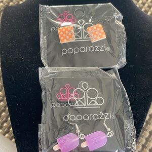 paparazzi Purple Ice Pop Dangle Earrings